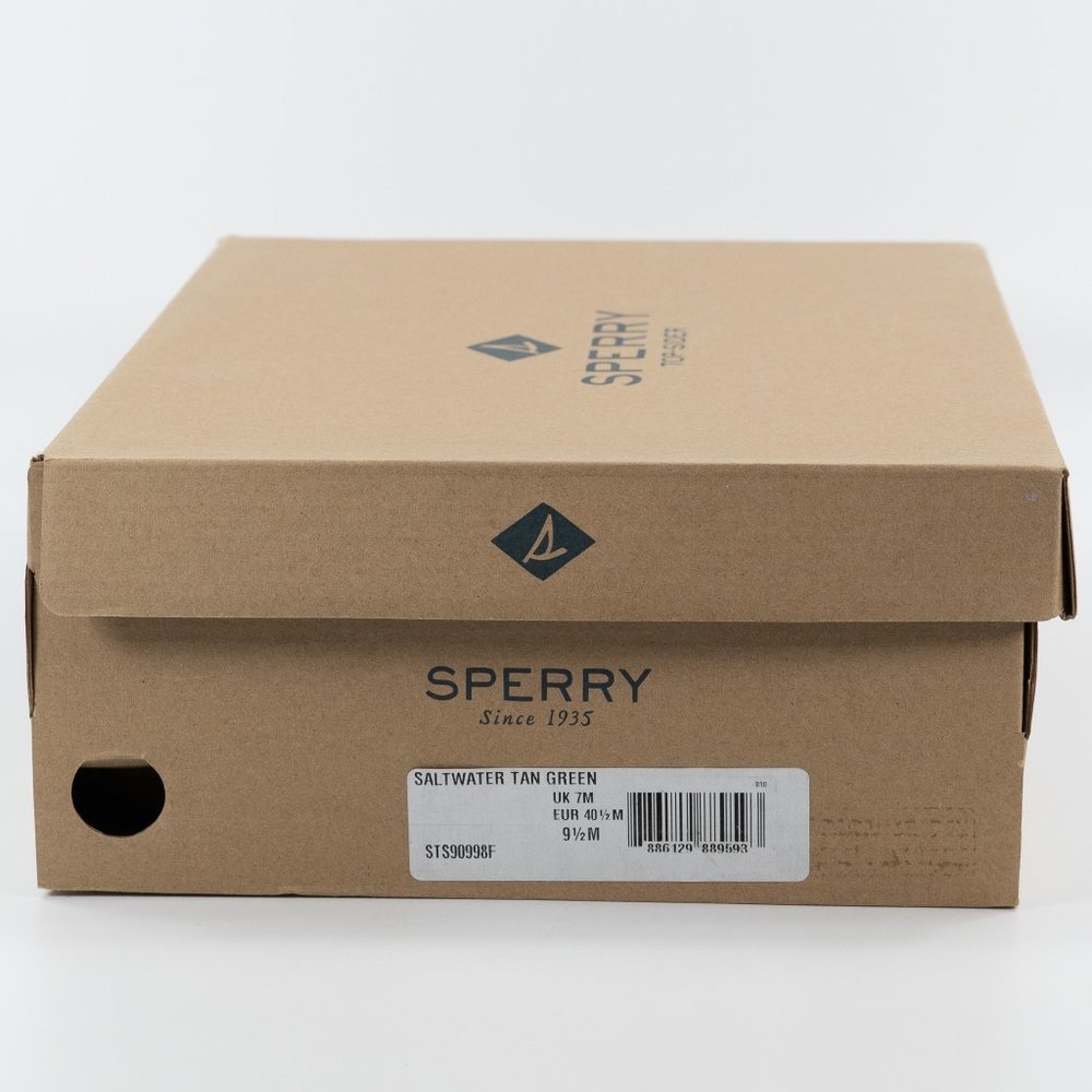 Sperry Women's Saltwater Duck Boot 'Tan Green' STS90998F Rain Boots size 6 - 11 - Picture 14 of 14